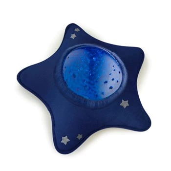 Projektor Oceanu Calm Ocean pluszowa gwiazda, Pabobo Angelcare; niebieski